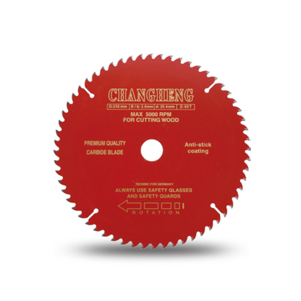 Hoja de sierra circular de acabado fino para cortar madera